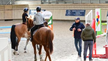 Un premier stage réservé aux jeunes cavaliers a eu lieu à Deauville fin novembre.