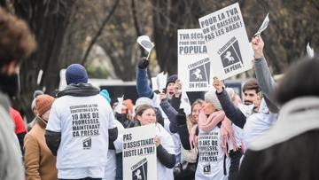 Hier, des gérants de centres équestres de France s'étaient réunis à Paris pour une grande manifestation contre la potentielle hausse de la TVA.