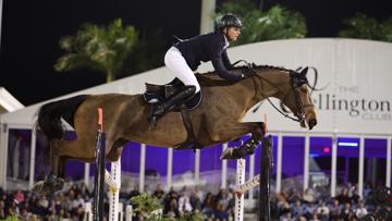 Ben Maher et Dellas Vegas Batilly ont remporté leur premier Grand Prix ensemble hier soir, à Wellington.