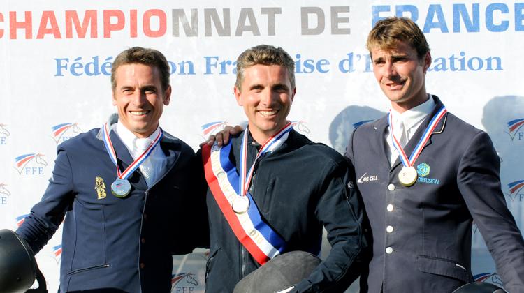 Alexis Gautier, ici aux côtés de Julien Épaillard et Nicolas Delmotte, a été sacré champion de France en 2010.