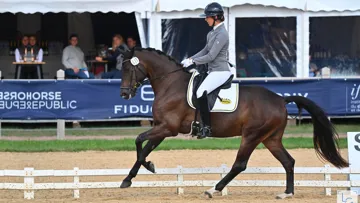 Pauline Guillem et Figari Gold ont remporté le championnat des cinq ans.