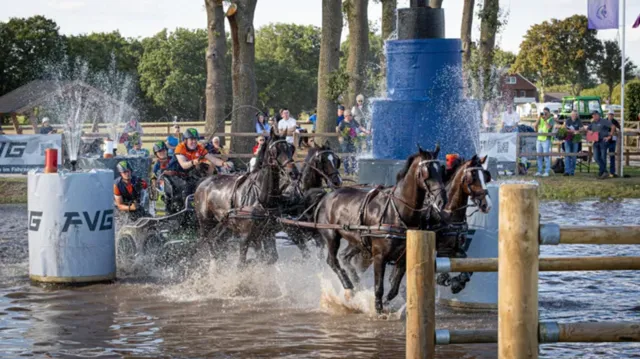 Bram Chardon heeft in Duitsland zijn vierde Europese titel vierspannen behaald.