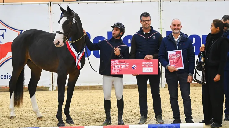 Noon Bois Margot a été sacrée championne de France dit “sport” des trois ans, hier à Lyon