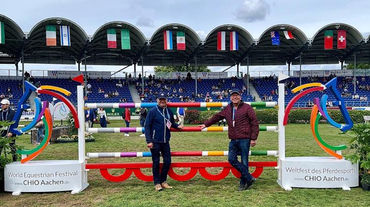 Début juillet, Lucien Hecht avait accompagné Alain Fortin au CHIO d’Aix-la-Chapelle pour y voir à l’œuvre Brazyl du Mezel, auteur d’un superbe double sans-faute dans la Coupe des nations avec François-Xavier Boudant.