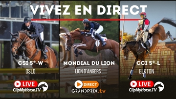 Suivez le Mondial du Lion sur GRANDPRIX.tv et la Coupe du monde d’Oslo sur ClipMyHorse.tv