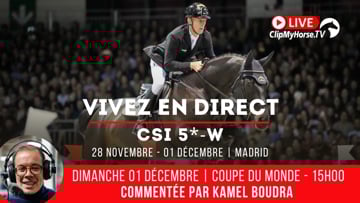 Suivez les CHI-W de Madrid et Stockholm ce week-end sur ClipMyHorse.tv