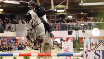 Grégoire Hercelin et Hermione de Champloué font partie du collectif qui a remporté le Grand match des étalons à Saint-Lô
