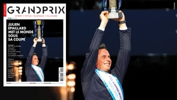 Julien Épaillard est en couverture du magazine GRANDPRIX n°166.