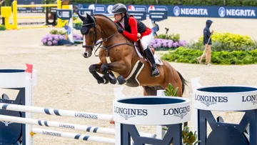 Ici à Barcelone, Sophie Hinners et Iron Dames Singclair ont signé trois doubles sans-faute en Coupes des nations cette saison