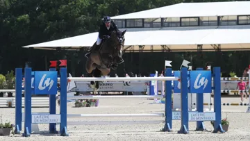 En mai, Mathieu Billot a remporté la manche du Grand National de Deauville sur Villas