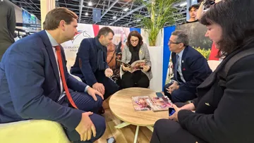 Le Salon du cheval de Paris a notamment permis à Frédéric Bouix, président de la FFE, de mener des rencontres institutionnelles