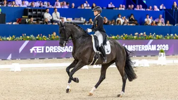 Ici à Amsterdam fin janvier, Isabell Werth et Wendy*de Fontaine ont pris part au test de la nouvelle reprise envisagée pour le Grand Prix il y a quelques jours