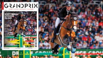 Scott Brash est en couverture du dernier numéro du magazine GRANDPRIX.