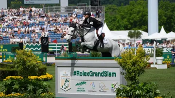 Ici à Aix-la-Chapelle avec Greya, Kent Farrington est toujours le meilleur cavalier de jumping au monde