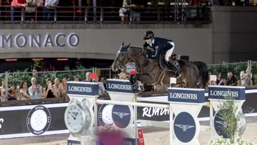 Olivier Perreau a remporté une épreuve à 1,55m hier avec Himalaya du Temple.