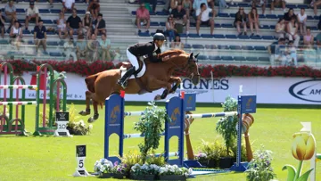 Avec Qwando van de Ripsen, Victor Bettendorf a terminé deuxième du Grand Prix du CSI 2* de Valkenswaard.