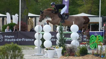 À Compiègne, Alexandre Gauvin a réussi la meilleure performance française du Grand Prix des Jeunes cavaliers.