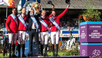 Victoire ô combien spéciale pour Steve Guerdat, Martin Fuchs, Michel Sorg, Bryan Balsiger et Édouard Schmitz.