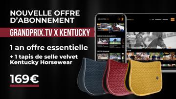 Découvrez la nouvelle offre d'abonnement GRANDPRIX.tv x Kentucky Horsewear