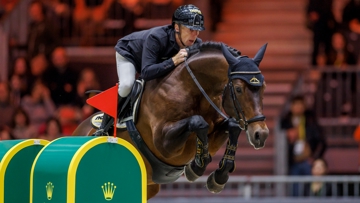 Ici à Genève en décembre, Marcus Ehning et Stargold ont remporté la première épreuve majeure du CSI 5*-W d'Amsterdam hier