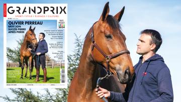 Olivier Perreau est en couverture du magazine GRANDPRIX du mois d’avril, disponible en kiosques.