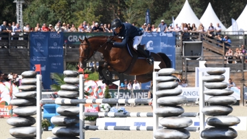 En septembre dernier, Idagio d’Ellipse a été sacré dans le championnat de France des chevaux de cinq ans à Fontainebleau, sous la selle de Robin Le Squeren.