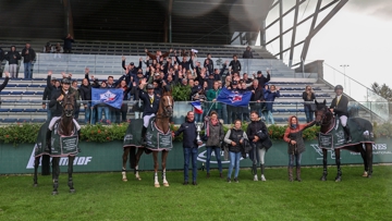 Le clan français a soutenu tous les participants tricolores avec ferveur à Valkenswaard