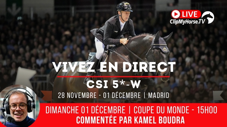 Suivez les CHI-W de Madrid et Stockholm ce week-end sur ClipMyHorse.tv