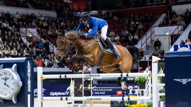 Ici à Helsinki, Dialou Blue a accumulé les belles performances sous la selle de Kevin Staut