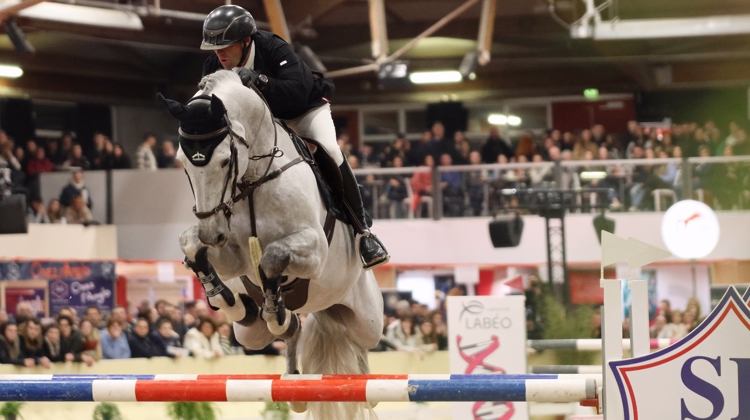 Grégoire Hercelin et Hermione de Champloué font partie du collectif qui a remporté le Grand match des étalons à Saint-Lô