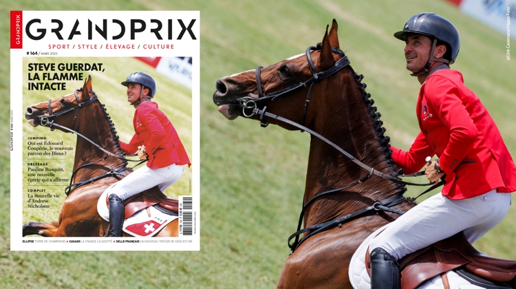Steve Guerdat est ce mois-ci en couverture du magazine GRANDPRIX.