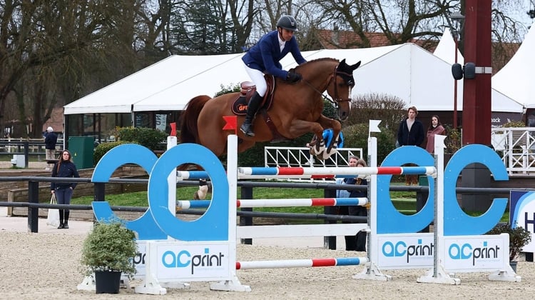 François-Xavier Boudant a mené Falko de Hus*GFE à la victoire, ce dimanche à Marnes-la-Coquette