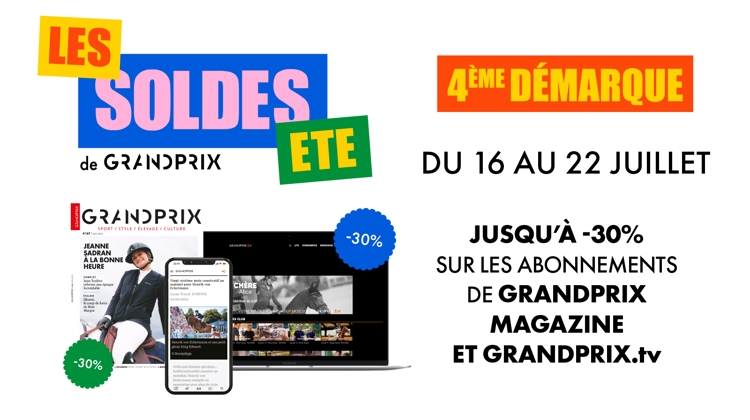 Dernière démarque pour les SOLDES de GRANDPRIX