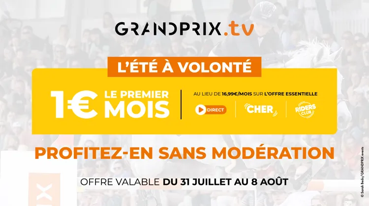 Nouvelle offre GRANDPRIX.tv : 1€ le premier mois ! 