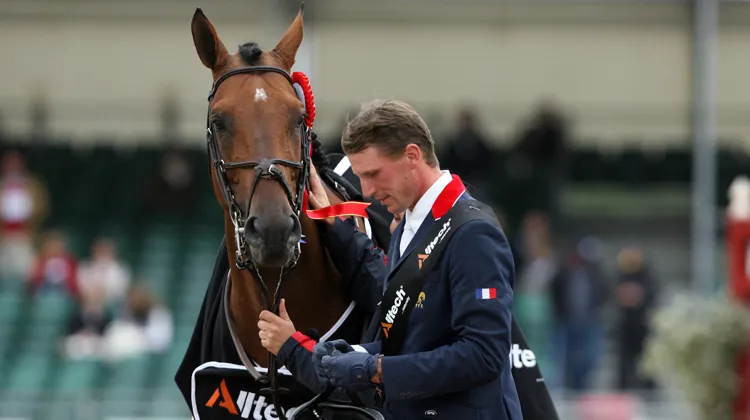 Avec Kraque Boom, Kevin Staut était devenu le quatrième cavalier français à conquérir le titre de champion d’Europe individuel.