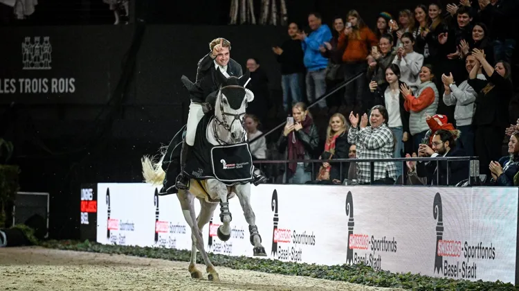 Josch Löhden s’est montré très heureux de sa victoire, ce soir à Bâle