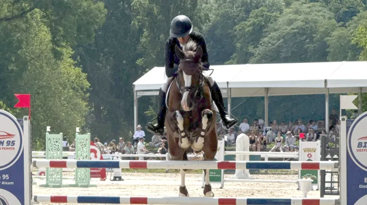 Pour l'instant, Tim Price occupe la tête du classement provisoire du CCI 4*-S avec Jarillo.