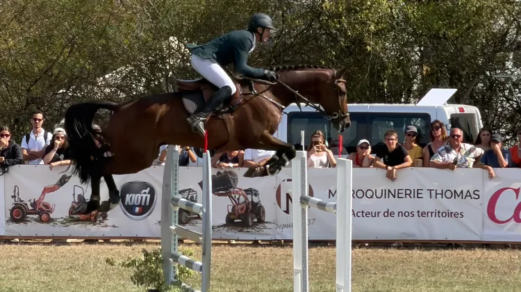 Thomas Carlile et Iam du Loir ont remporté cet après-midi le CCI 4*-S de Saulieu.