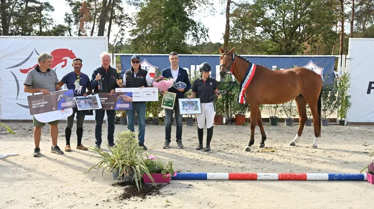 Nuit d’Ivraie MP a été sacrée championne de France des juments Selle Français de trois ans