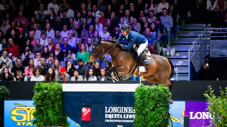 Olivier Perreau et GL events*Dorai d’Aiguilly ont remporté la manche lyonnaise Longines de la Coupe du monde en 2025