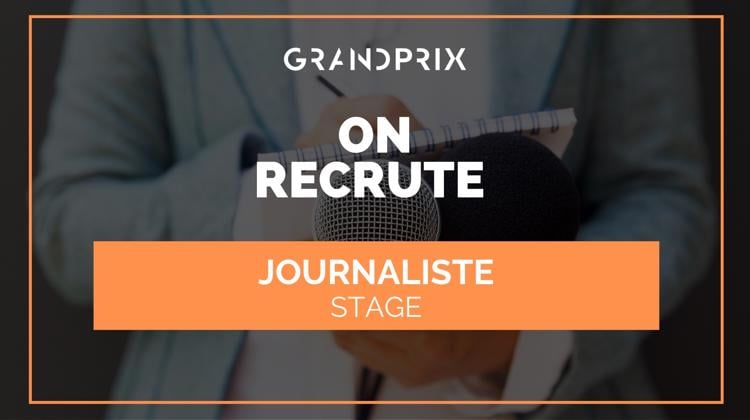 GRANDPRIX recrute un(e) journaliste stagiaire.