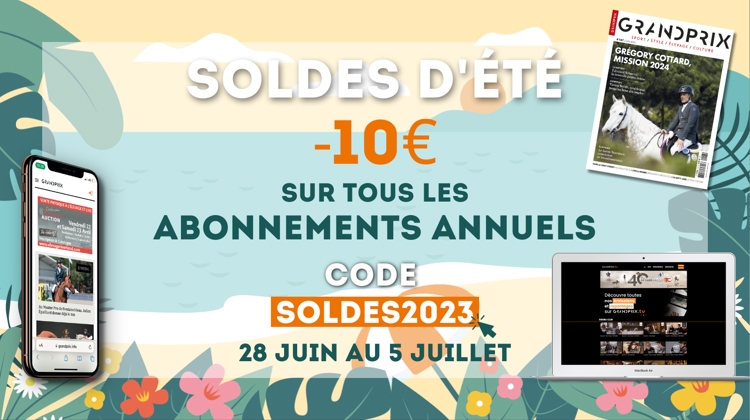 Soldes d'été GRANDPRIX : -10€ sur tous les abonnements annuels 