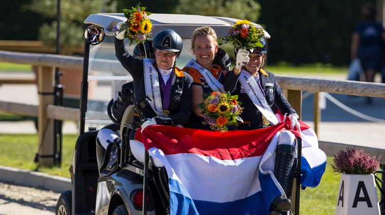 L'équipe néerlandaise s'est imposée aux Européens de para-dressage