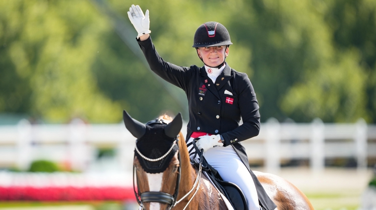 Nanna Skodborg Merrald et Blue Hors Zepter ont signé la meilleure reprise du premier jour de compétition des JO de dressage