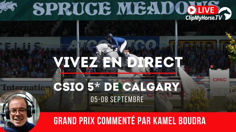 Dimanche soir, Emeric George et Kamel Boudra commenteront en direct le Grand Prix Rolex du CSIO 5* de Calgary.