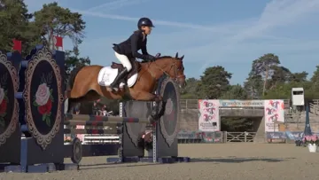 Krikridamour de Jomat, le poney d’Emmanuelle Carpentier, a remporté le championnat des cinq ans B.