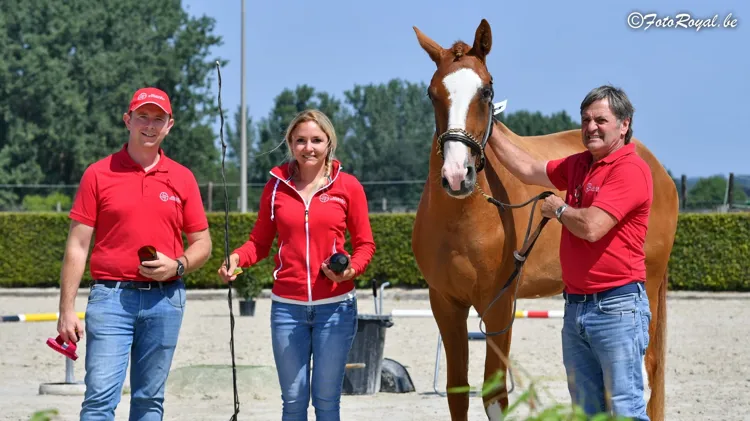 Jos en Lien Hendrickx tijdens de prijskamp van BWP Wambeek