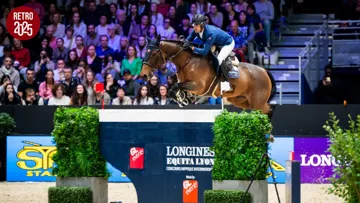 Olivier Perreau et Dorai d’Aiguilly*GL Events se sont imposés à domicile dans la manche de la Coupe du monde de Lyon