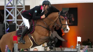 Scott Brash a remporté individuellement la première manche de cette étape de la GCL avec le fringant Hello Jefferson (ex-Jerenmias van het Hulstenhof).