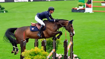 Ben Maher et Ginger-Blue ont engrangé une nouvelle victoire cet après-midi à Saint-Gall.